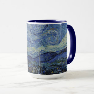 Vintage Van Gogh Die Sternennacht Tasse
