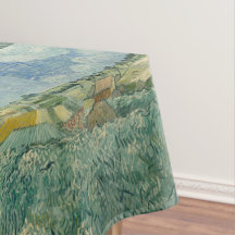 Vintage Van Gogh Ebene bei Auvers mit Regenwolken