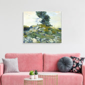 Vintage Van-Gogh-Felsen mit Eichenbaum Leinwanddruck (Insitu (Wohnzimmer))