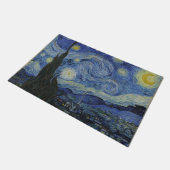 Vintage Van Gogh Starry Night Fußmatte (Schrägansicht)