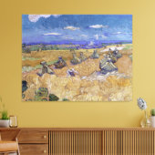 Vintage Van Gogh-Weizenhalterungen mit Sensenmänne Leinwanddruck (Insitu (Wohnzimmer))