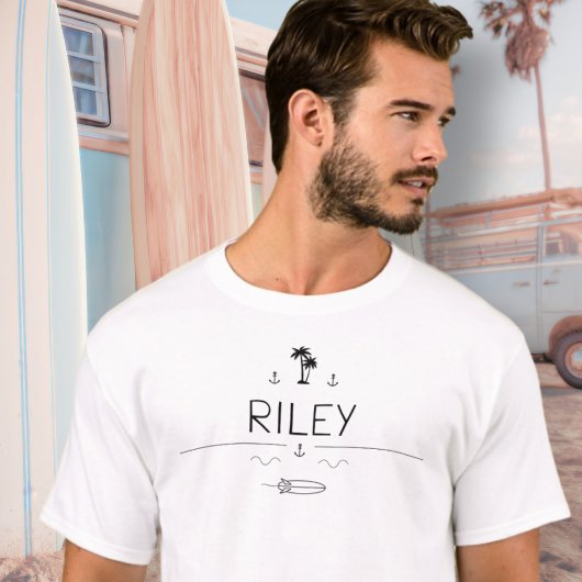 Vintage Van Life Surfer Crew Men's T-Shirt