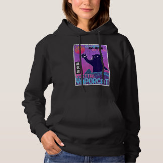 Vintage Vaporwave Aesthetic Style 80s Synthwave Ca Hoodie