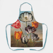Vintage Variegated Tulip Flowers in a Landscape Schürze (Vorderseite)