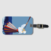 Vintage Varmland Schweden Reise Gepäckanhänger (Vorderseite (Horizontal))