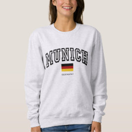 Vintage-Varsity-Stil München Deutschland Sweatshirt