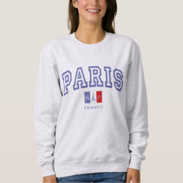 Vintage Varsity Style Paris Französisch Sweatshirt