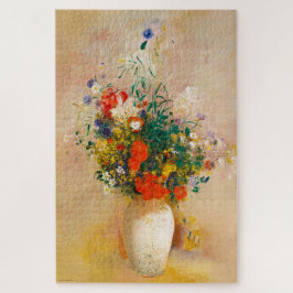 Vintage Vase der Blume (1906) von Odilon Redon Puzzle
