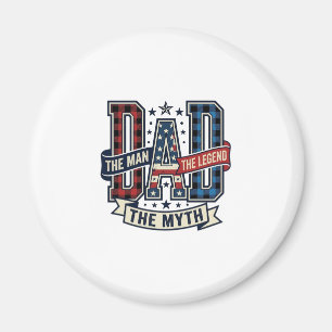 Vintage VATER Der Mann Der Mythos Die Legende-Shir Magnet