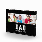 Vintage-Vater-Etabliert-Geschenk-Text 3 Foto (Rechts)