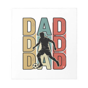 Vintage-Vater-Fußball-Gravur-Vektor-Design_1 Notizblock