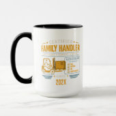Vintage-Vater-Schwerlaststapler Tasse (Links)