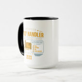 Vintage-Vater-Schwerlaststapler Tasse (Vorderseite Links)
