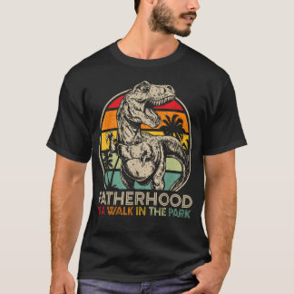 Vintage Vater sein ist ein Spaziergang im Park Pap T-Shirt