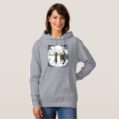 Vintage Vater und Kind Angelschnitzerei-Shirt D Hoodie (Vorne ganz)