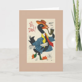 Vintage Vater Vatertagskarte Karte