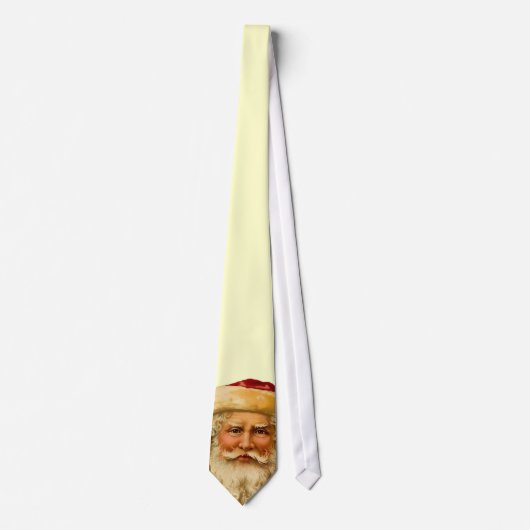 Vintage Vater-WeihnachtsKrawatte Krawatte (Vorderseite)