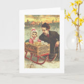 Vintage Vatertagskarte Karte (Gelbe Blume)