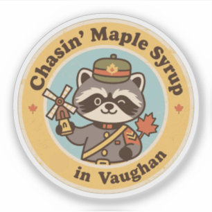 Vintage Vaughan Ontario Ahornsirup-Jagd Aufkleber