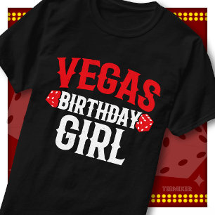 Vintage-Vegas-Geburtstagsmädchen-Casino-Party-Squa T-Shirt