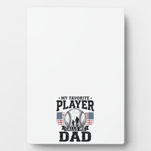 Vintage-Vektordesign Lieblingsplayer Baseball-Vate Fotoplatte
