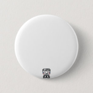 Vintage-Vektordesign Lieblingsspieler Baseball-Vat Button