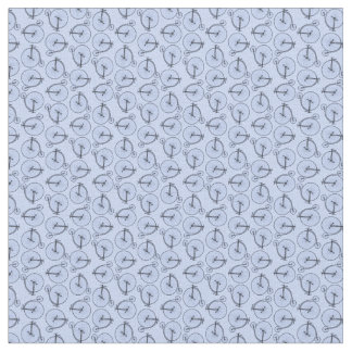 Vintage Velocipede-Radsportfarben Stoff