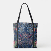 Vintage Veloursblüten: gotisch-inspirierte Eleganz Tasche (Rückseite)