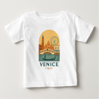 Vintage Venedig Italien Baby T-Shirt – Retro Gonde