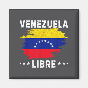 Vintage Venezuela Libre 2026 Venezuela-Flagge Magnet