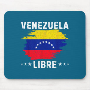 Vintage Venezuela Libre 2026 Venezuela-Flagge Mousepad