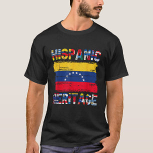 Vintage Venezuela Venezuelanische Flagge Stolz His T-Shirt