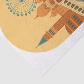 Vintage Venice Italy Travel Tissue Paper – Retro Seidenpapier (Ausschnitt)