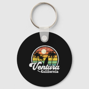 Vintage Ventura Beach Kalifornien Ca Surfen Retro Schlüsselanhänger