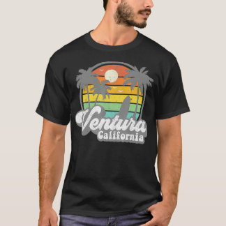 Vintage Ventura Beach Kalifornien CA Surfen Retro T-Shirt