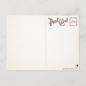 Vintage Verabredet Fehler Postkarte (Rückseite)