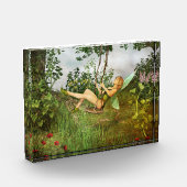 Vintage Verbindung auf einem Foto mit Schaukel (Links)