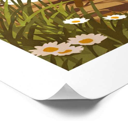 Vintage Verbindung Poster (Ecke)