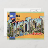 Vintage Verbindung Postkarte (Vorne/Hinten)