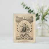 Vintage Vereinigte Staaten Centennial Souvenir Postkarte (Stehend Vorderseite)