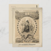 Vintage Vereinigte Staaten Centennial Souvenir Postkarte (Vorne/Hinten)