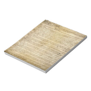 Vintage Verfassung der Vereinten Staaten Notizblock