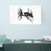 Vintage verhexter Baum Halloween Banner (Messeveranstaltung)