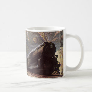 Vintage Verkehr, Bergbahnreise Kaffeetasse