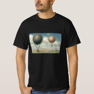 Vintage Verkehr Heißluftballons, Luftschiff T-Shirt
