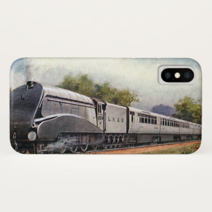 Vintage Verkehr, moderner silberner Hochgeschwindi Case-Mate iPhone Hülle