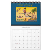 Vintage Verkehrsmittel Kalender (Jan 2026)