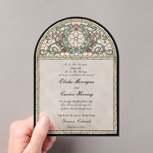 Vintage Verklebung Acryleinladungen (Insitu (Handheld))