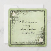 Vintage Verlängerung der Stimmrechte Einladung (Vorderseite)