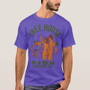 Vintage verlassene Baumhauskolonie San Bernardino T-Shirt